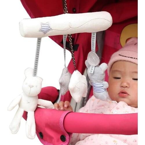 Soft Infant Crib Bed Stroller Toy Spiral Baby Rattle Toys For Newborns Car Seat Baby Towel Education Toys For Baby Gift