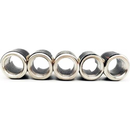 20PCS M2-0.4 Stainless Steel Thread Repair Insert Kit Self Tapping Slotted Screw Threaded For Hardware Repairing Tool