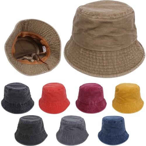 Infant Outdoor Fisherman Hat For Baby Boys Girls Solid Sun Hat ChildrenBucket Hats Infant Cotton Sunscreen Thin Panama Sun Cap