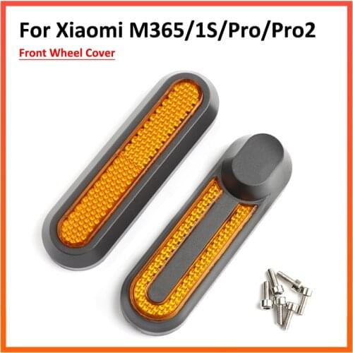 Front Wheel Cover For Xiaomi Electric Scooter Pro 2/1s/ Pro Model Reflective Protective Shell Cap Cover Plastic Modified Parts