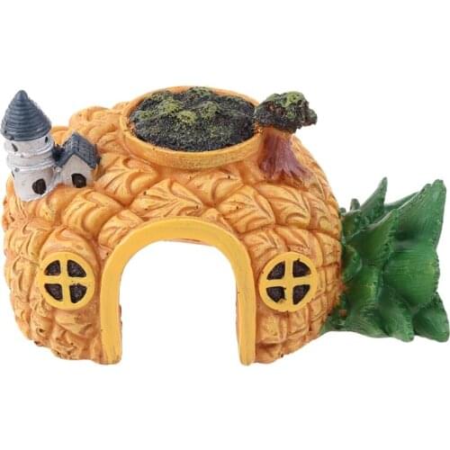 Aquarium Decoration House Fish Tank Shelters for Small Aquatic Pet 4 Styles