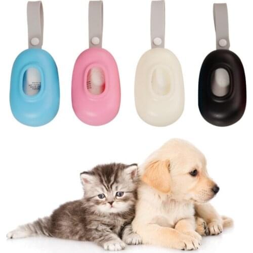 Portable Pet Garbage Bag Dispenser Plastic Waste Bag Dispenser For Dogs Waste Bag Holder Dog Outdoor Supplies Accessories