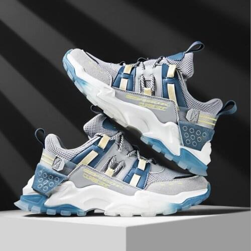 Casual Thick Bottom Sport Shoes Men Sneakers Breathable Running Shoes for Men Trainers Fitness Jogging Chunky Shoes Mens 2021