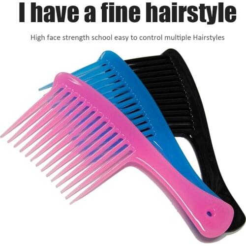 Foiling Hair Comb for Salon Dyeing Tail Combs Brush Separate Parting Highlighting Large Wide Tooth Hair Comb Styling Tool