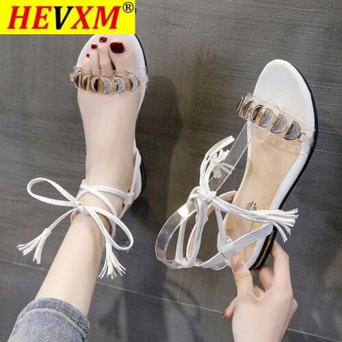 Large Size Flat Sandals The New Summer Edition Of 2021 Is Waterproof Diamond Cross Strap Flat Roman Shoes With Multiple Colors