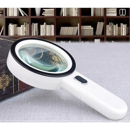 20X Toy Birthday Gift Children Insect Viewer LED Illuminated Reading Magnifier Handheld Magnifying Glass Loupe with Lights