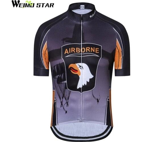 Weimostar Airborne Cycling Jersey Outdoor Sport Bicycle Cycling Clothing Ropa Ciclismo Road MTB Bike Jersey Bicycle Wear Clothes