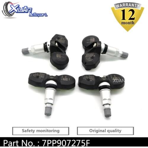 XUAN 7PP-907-275F Tire Pressure Monitor Sensor TPMS Sensor For MINI COOPER VOLKSWAGEN TOUAREG 2007-2014 7PP907275F 433MHZ