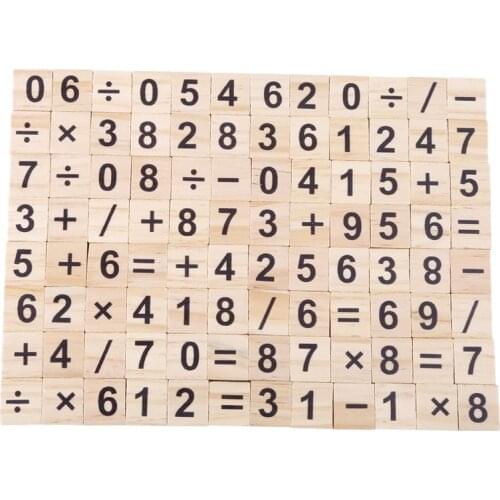 100 PCS Wooden English Alphabet Puzzle Toy Develop Baby Intelligent DIY Numbers Letters Puzzle Early Education Toy For Children