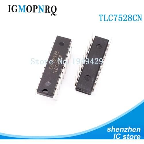 5PCS TLC7528CN DIP20 TLC7528 Digital to converter - DAC Dual 8bit Mult New