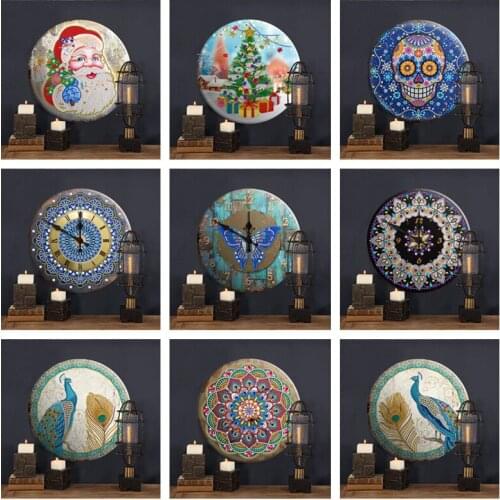 Diamond Painting Clock Tin Diamond Painting New Designs For House Decor