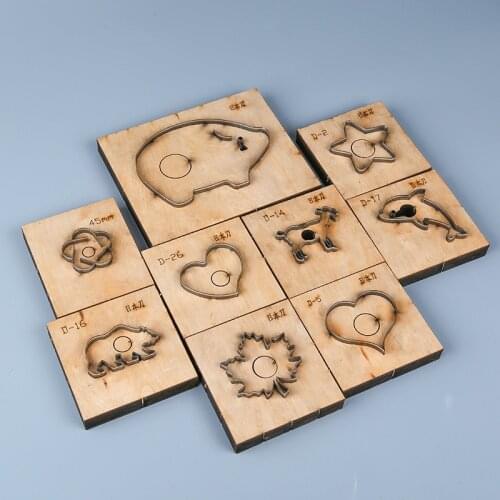 Customized Leather Cutter Die Handmade Knife Mold Laser Knife Mold Custom Die-Cut Adhesive Leather Cowhide EVA Wood Board Mold