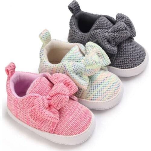 2021 Baby Girls Cotton Crib Shoes Retro Spring Autumn Toddlers Prewalkers Cotton Shoes Infant Soft Bottom First Walkers 0-18M