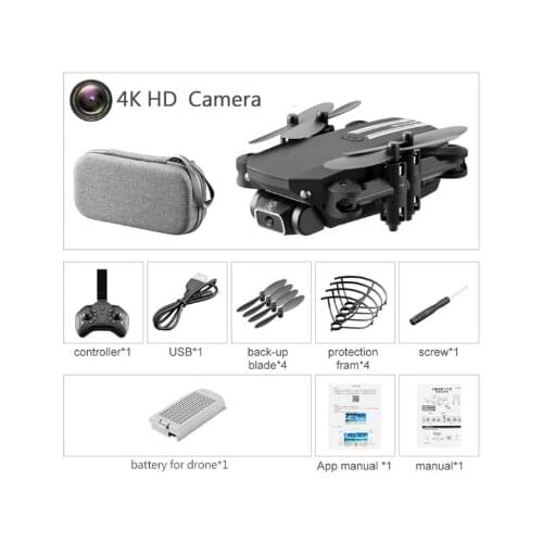 LS-MIN Mini RC Foldable drone 4K 1080P 480P HD Camera FPV WiFi Selfie Helicopter Profesional Drones RC Quadcopter Toys for boys
