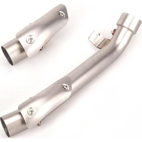 GSX-R1000 Motorcycle Exhaust Middle Link Pipe 2012-2016 07-08 Year Escape Connect Pipe Middle Part Of GSX R1000 Mid Pipe Joint