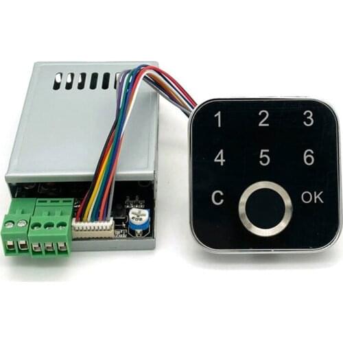 K226+G16DC10-30V Admin/User Fingerprint Password Access Control Board 4 Relay Output Mode For Door Access Control System