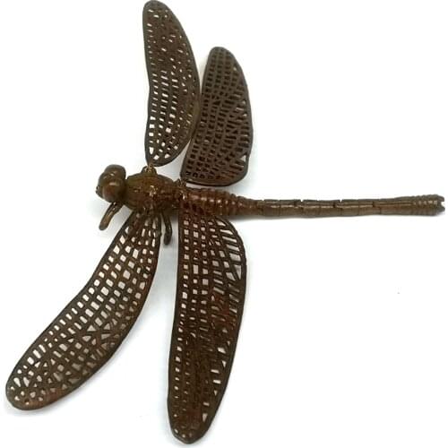 YIZHU CULTUER ART Collection Old China Bronze Carving Dragonfly Statue Body Can Activities Pendant Lovely Family Decoration Gift