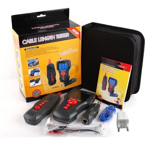 NF-8601 Multi-functional Network Cable Tester LCD Cable length Tester Breakpoint Tester Cable checker Telephone checker RJ45