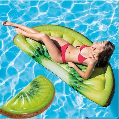 Kiwi Inflatable Pool Float Swim Ring Floating Row Swimming air Mattress Child Adults Pads bed Water Toy Sea Pool Party