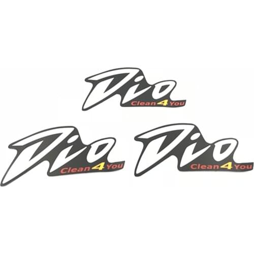Motorcycle decals Motorcycle scooter body fairing stickers colorful reflective sticker for Honda DIO full range Dio logo sticker