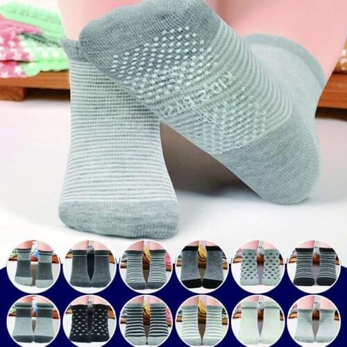 12 Pairs/lot ) 100% Cotton Baby Socks Boys Slip-resistant Floor Socks Cartoon Socks 1--3years