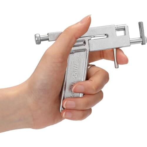 Professional Piercing Gun Tools Kit Stainless Steel Ears Piercing Tool Kit Professional Painless Ear Nose Piercing Machine Tools