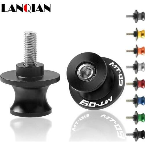1 Pair Motorcycle Accessories Swingarm Spool Sliders 6mm Swing Arm Spools Slider Screw For Yamaha MT-09 MT09 MT 09 MT07 MT-10