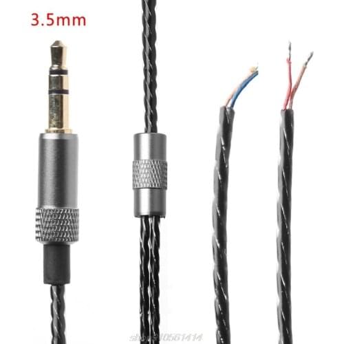 3.5mm Jack DIY Replacement Headphone Cable Maintenance Wire Without MIC J18 21 Dropshipping