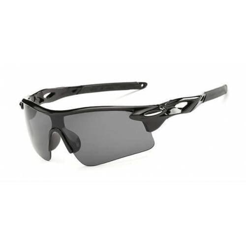 Jwl Black UV400 Wind Proof Cycling Sunglasses Outdoor Sports Eyewear + Protection Cover The Latest Fashion Gorgeous Eyewear