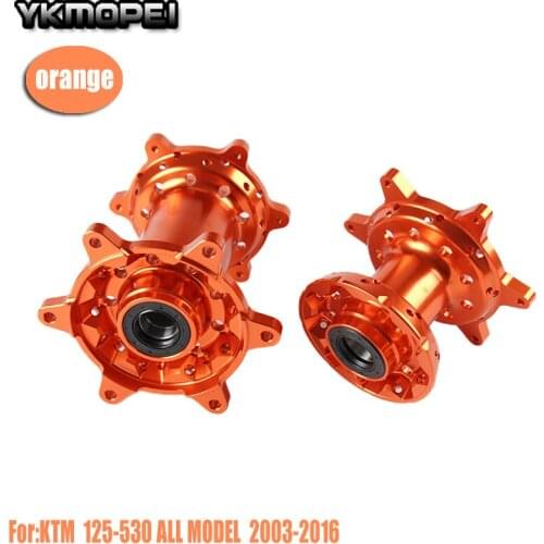 CNC Machined 36 Holes Front And Rear Wheel Hub For EXC EXC-F SX SX-F XCW Motocross Motorcycle Dirt Bike