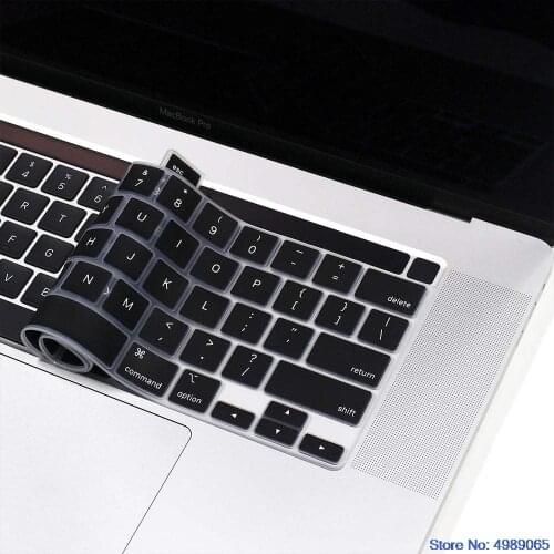 Keyboard Cover Protector Silicone Skin for MacBook Pro 16 inch 2019 & New MacBook Pro 13 2020 Model:A2141 A2289 A2251