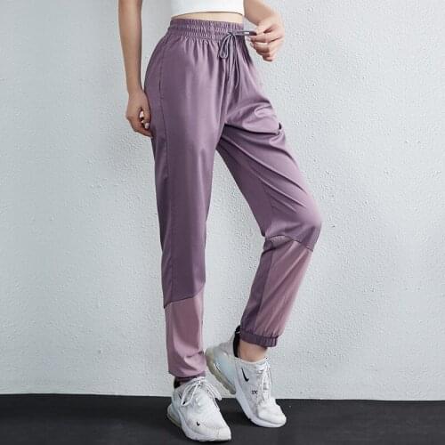 Vansydical Womens Workout Jogger Running Sweatpants with Pocket Drawstring Relaxed Fit Tapered Joggers Loose Pants for Lounge
