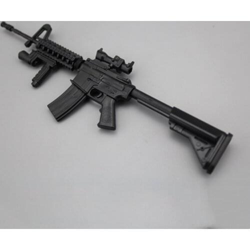 1:6 MK18 Assembly Gun Model Toy Soldier Accessories Carbine M4 Weapon Action Figure