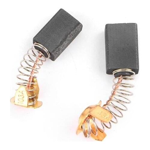 10Pcs Power Tool Carbon Brush Electric Hammer Angle Grinder Graphite Brush Replacement Various Size