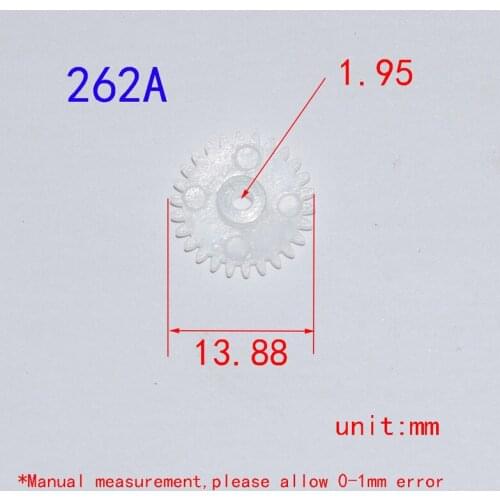 30pcs single layer motor shaft plastic gear for 2mm axle/0.5M/rc car robot ship aircraft/DIY toys parts/technology model baby to