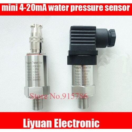 304 stainless steel Mini pressure sensor / G1 / 4 water pressure transmitter / 4-20mA Constant pressure water supply Sensor