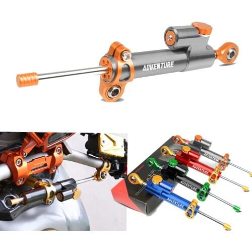For 1090 1050 990 950 640 1190 Adventure Moto CNC Motorcycle Steering Damper Stabilizer Linear Reversed Safety Control Over