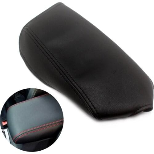 For Honda City 2015 2016 2017 2018 Car Center Console Armrest Box Microfiber Leather Cover Decor