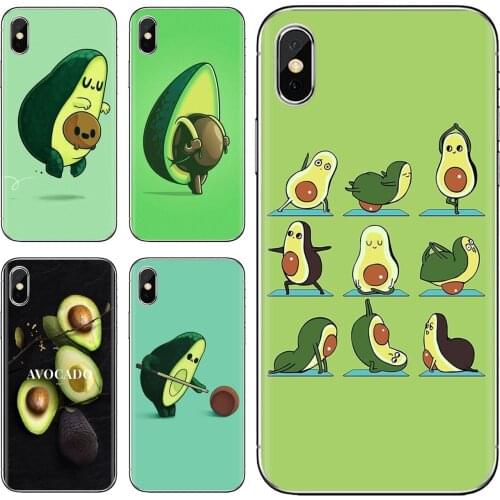 For ZTE Blade A910 A610 A530 A510 For Oneplus One plus 3T 5T 6T 6 7 8 7T Pro Delicious Avocado Sweet Silicone Phone Case