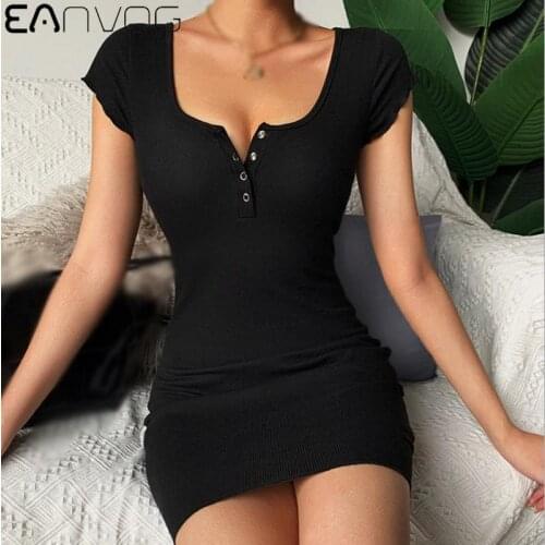 EAnvog Fashionable Knitted Dresses