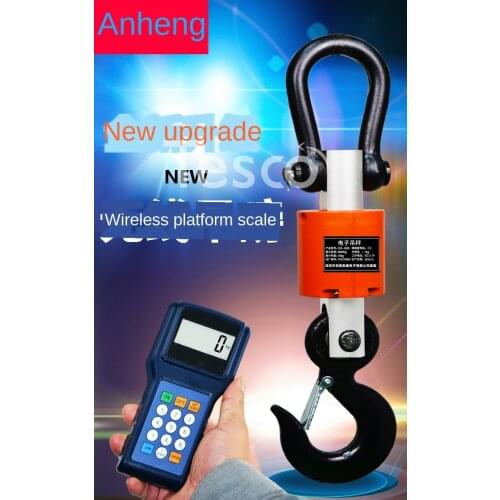 Electronic crane scale wireless printing crane scale 30 tons crane scale 5T hook said 10 tons Bluetooth driving scale 20T hook