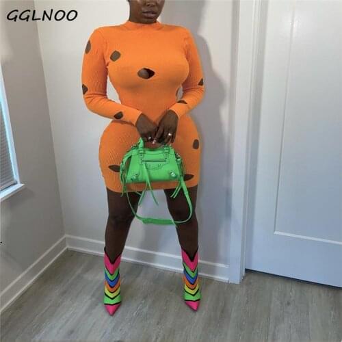 GGLNOO Fashion Tight Dresses