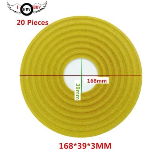 I KEY BUY 20pcs Speaker Spring Pad Woofer Subwoofer Wave Shrapnel DIY Speaker Repair Accessories Parts 168 MM 39 MM Flat Foot