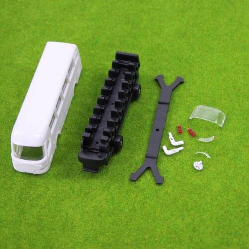4pcs Model Cars Unpainted Buses 1:75 OO Scale Railway Layout Model Kits NEW BS7502 railway modeling