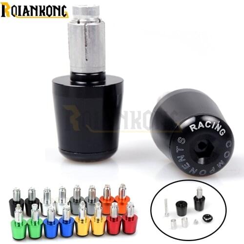 7/8" Motorcycle Handle Bar Ends CNC Handlebar Ends For YAMAHA XJR FJR 1300 1200 FZR 1000 TMAX 530 500 TMAX530 TMAX500