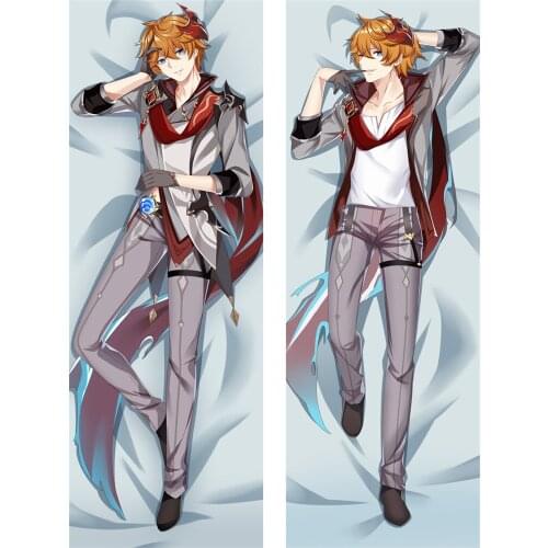 2021-May update Anime Genshin Impact Rosaria Xiao Morax Otaku Dakimakura body Pillow case Hugging Body Pillow Cover Case