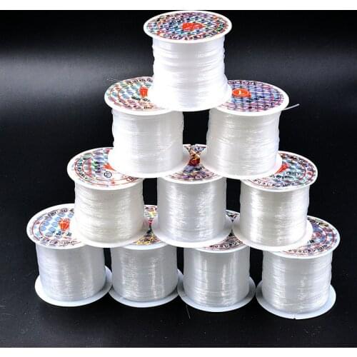 New 0.2mm-0.8mm Strong Non-Stretch Fish Line Wire Nylon String Cord Thread Rope Beading Beads For Jewelry Making