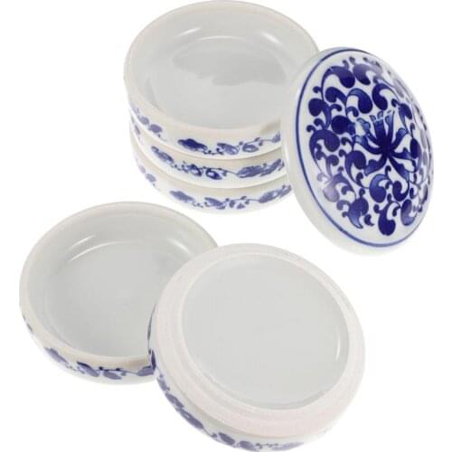 1 Set Five Layers Pigment Plate Ink Dish Ink Plate Color Mixing Painting Tool