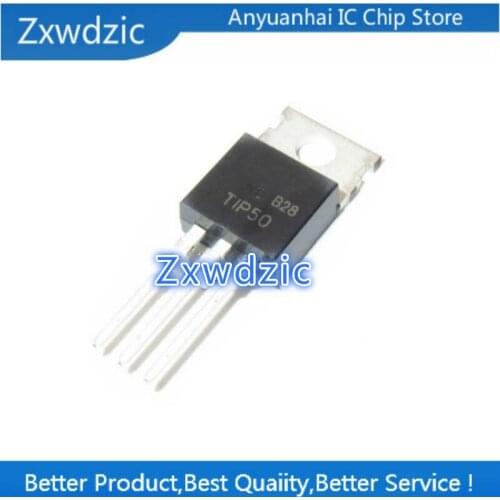 Zxwdzic 10pcs new imported original TIP50TU TIP50 TO-220 Transistor NPN 500V 1A