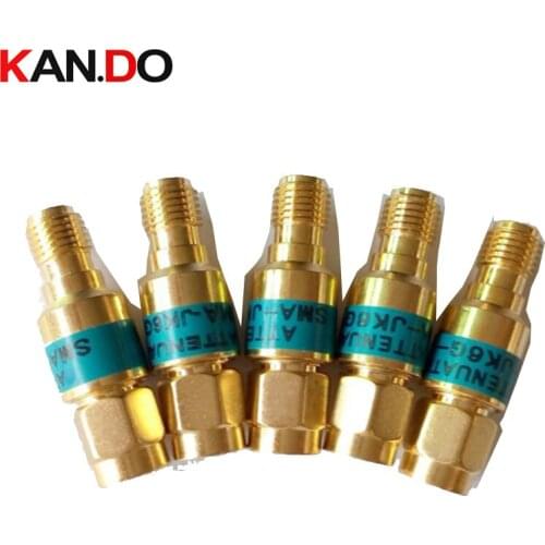 1pc 2W 0-6Ghz RF attenuator sma male to smfemale 0-6Ghz 1-30DB option attenuation feeder connector COAXIAL jack power Attenuator